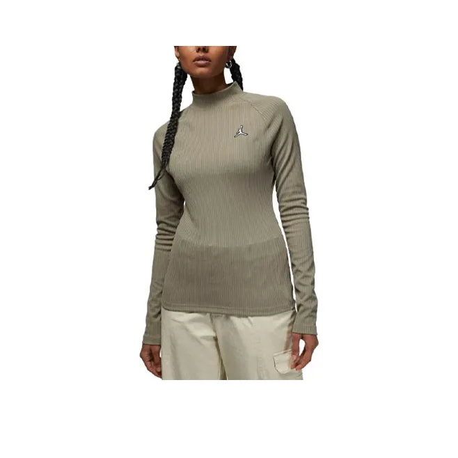 Jordan Flight T Shirts Women's Olive-0