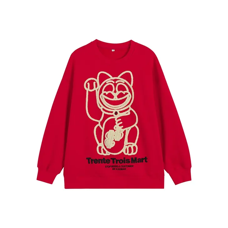 ITIB X TRENTE TRIOS MART Co-brand Sweatshirts Women's-8