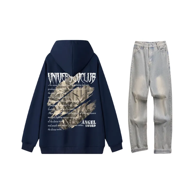 VniVerseVClub Sweatshirt Set Unisex-16