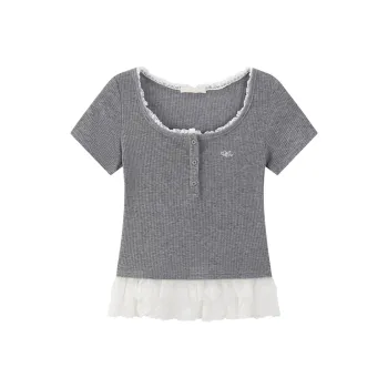 Aghr Set in Sleeve T Shirt Women's