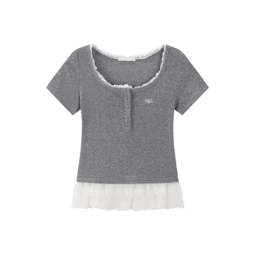 Aghr Set in Sleeve T Shirt Women's
