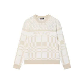 FILA Sweater Women's Ice Cream White