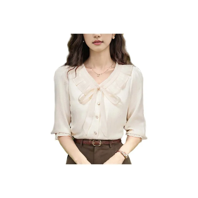 Wbwq Shirts Women's Apricot-0