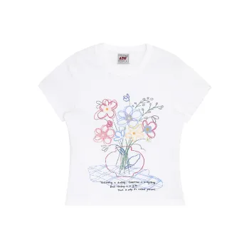F426 Set in Sleeve T Shirt Women's