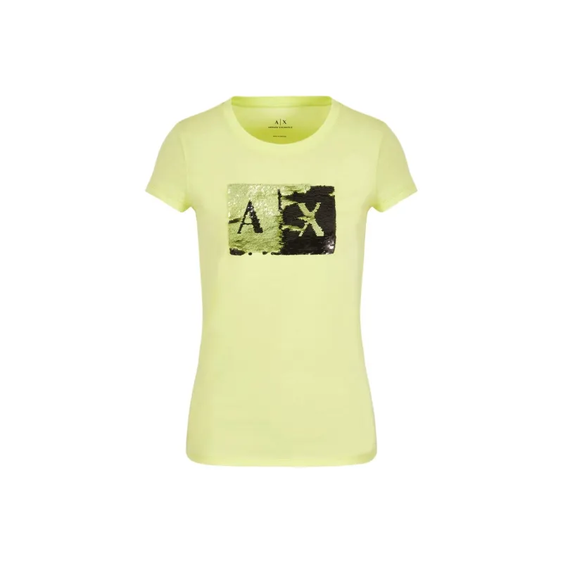 ARMANI EXCHANGEAE Regular T Shirt Women's Green-0