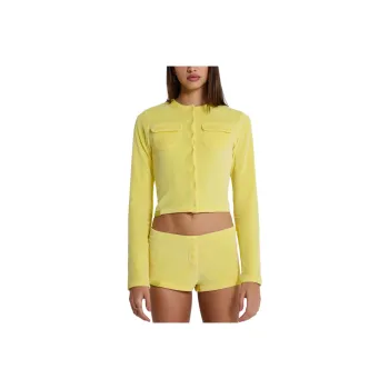 Jaded London T Shirt Women's Yellow/Yellow