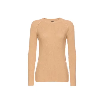 PINKO Logo plaque Ribbed knit Jumper
