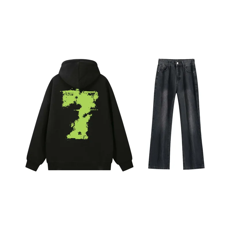 SUNSETMONENT Sweatshirt Set Unisex-0