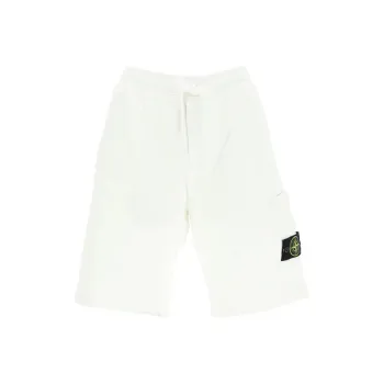 STONE ISLAND Logo Patch Drawstring Shorts