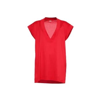 Eres Renée V neck Cotton T shirt