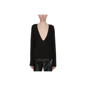 RICK OWENS Plunging V neck Sweater