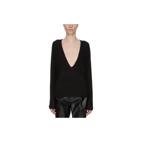 RICK OWENS Plunging V neck Sweater