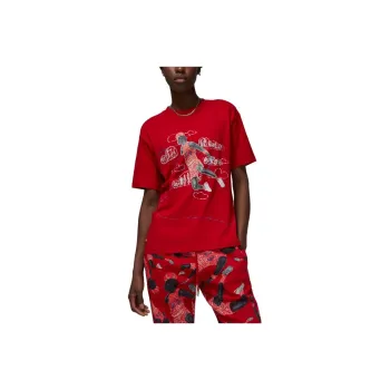 JORDAN X Parker Duncan Printed 'Red' T shirt
