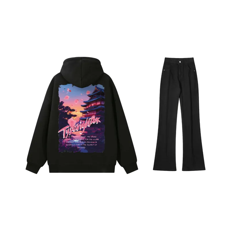 TYPERIGHTER Sweatshirt Set Unisex-0