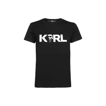 KARL LAGERFELD / Karl Lagerfeld Jeans Ikon Rhinestone T shirt