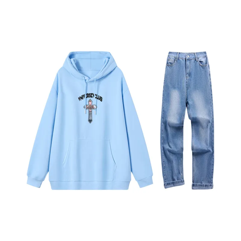 VniVerseVClub Sweatshirt Set Unisex-24