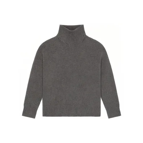 Givenchy Long Rolled Neck Sweater 'Grey Mix'