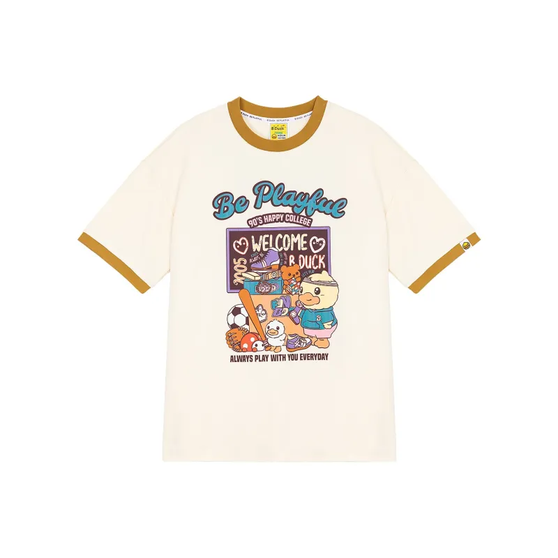 B.Duck T Shirt Women's Creamy Apricot-0