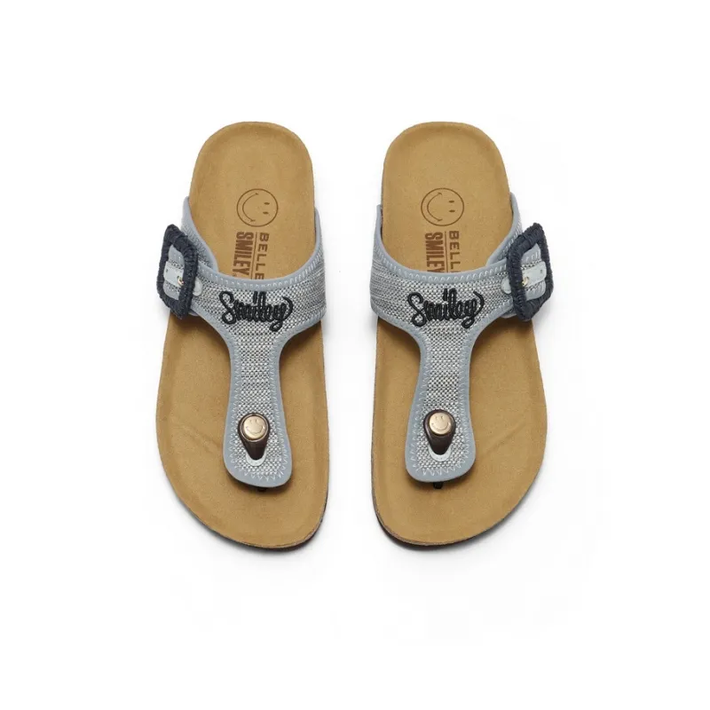 SMILEY x BELLE Abrasion Resistant Flip Flops Women's-2