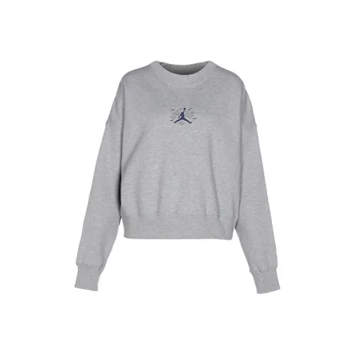 JORDAN Sweatshirts Women's Gray