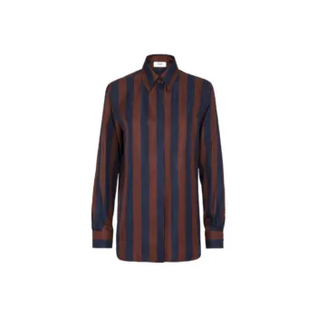 FENDI Pequin stripe Silk Shirt