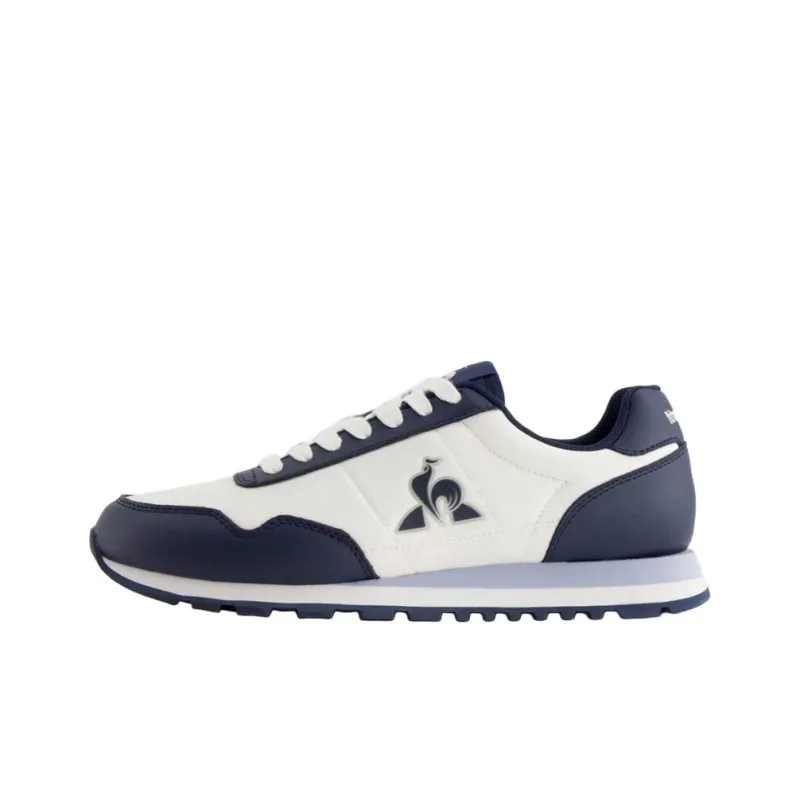 Le Coq Sportif ASTRA 2 Anti Slip Wear Resistant Low Top Running Shoes Men's White Blue-0
