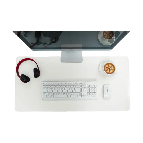 Spinning Autumn Pie Desk Extra Large Leather Cushion Waterproof No Wash Coffee Table Mat For Kids' Study