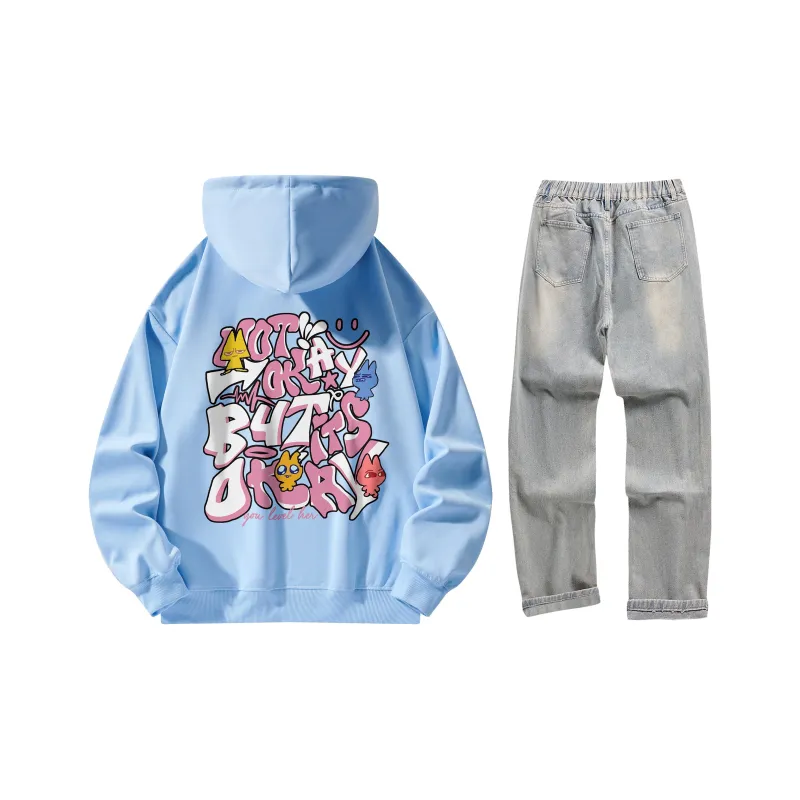 LEVEL Sweatshirt Sets Unisex-16