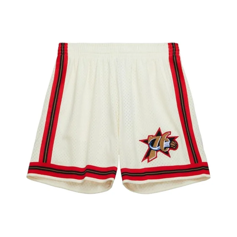 NBA x Mitchell & Ness Philadelphia 76ers Basketball Shorts Men's White-0