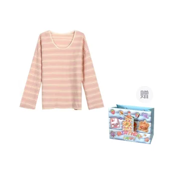 TWOPLUMGIRLS Drop Shoulder Sleeve T Shirt Women's Pink