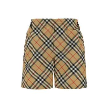 Burberry Check Printed Bermuda Shorts