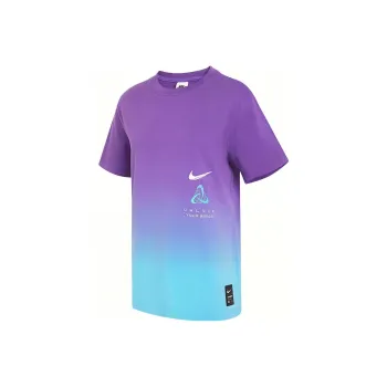 Nike SS23 Resistant High Basketball Series Drop Shoulder Sleeve T Shirt Women's Baltic Sea Blue