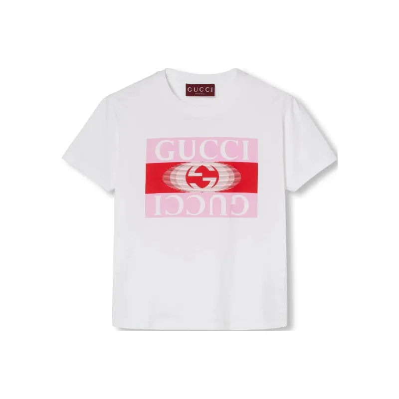 GUCCI Logo Printed Crewneck T Shirt-0