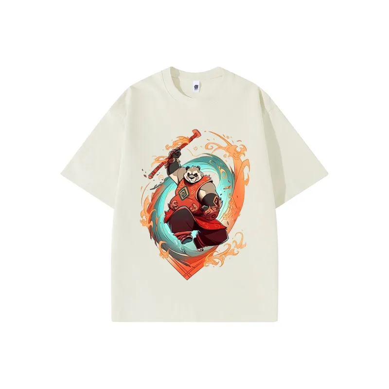 PANDA BASE Short Sleeved T Shirts Women's Solid Color-2