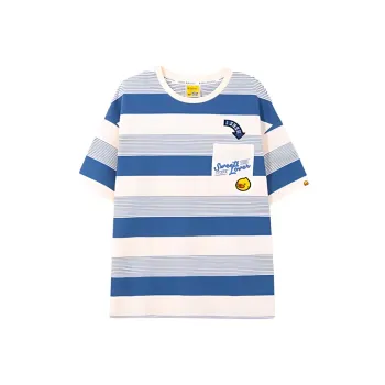 B.Duck T Shirt Women's Blue Stripes