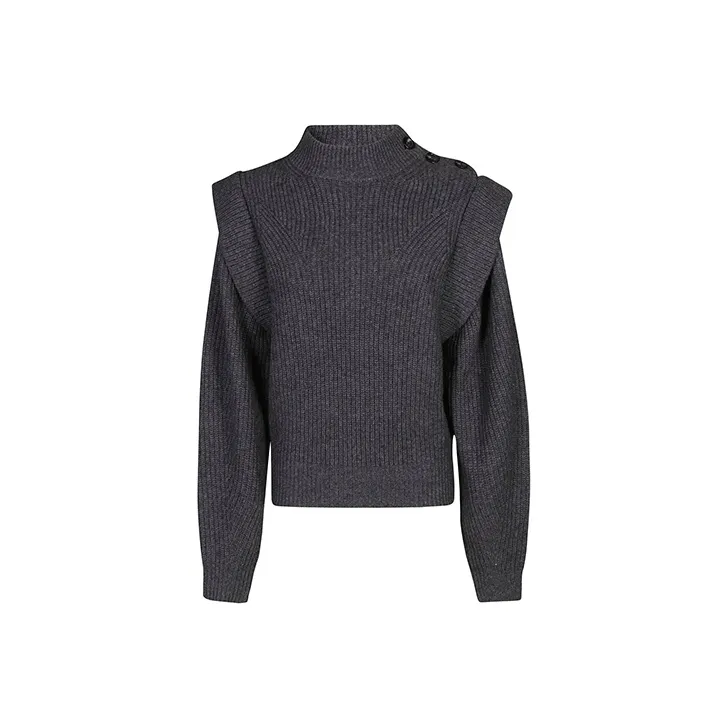 ISABEL MARANT FW21 Loose Fit Sweater Women's Gray-0