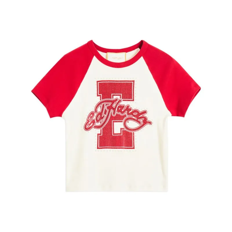 Ed Hardy SS24 T Shirt Women's White-0