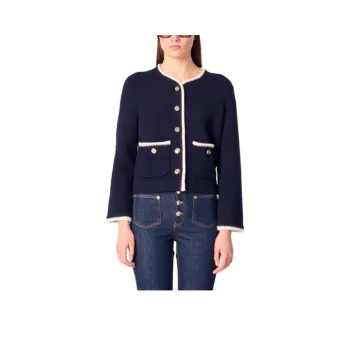 Maje Contrast trim Cardigan
