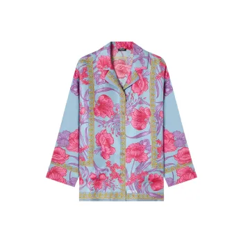 VERSACE Shirts Women's Blue