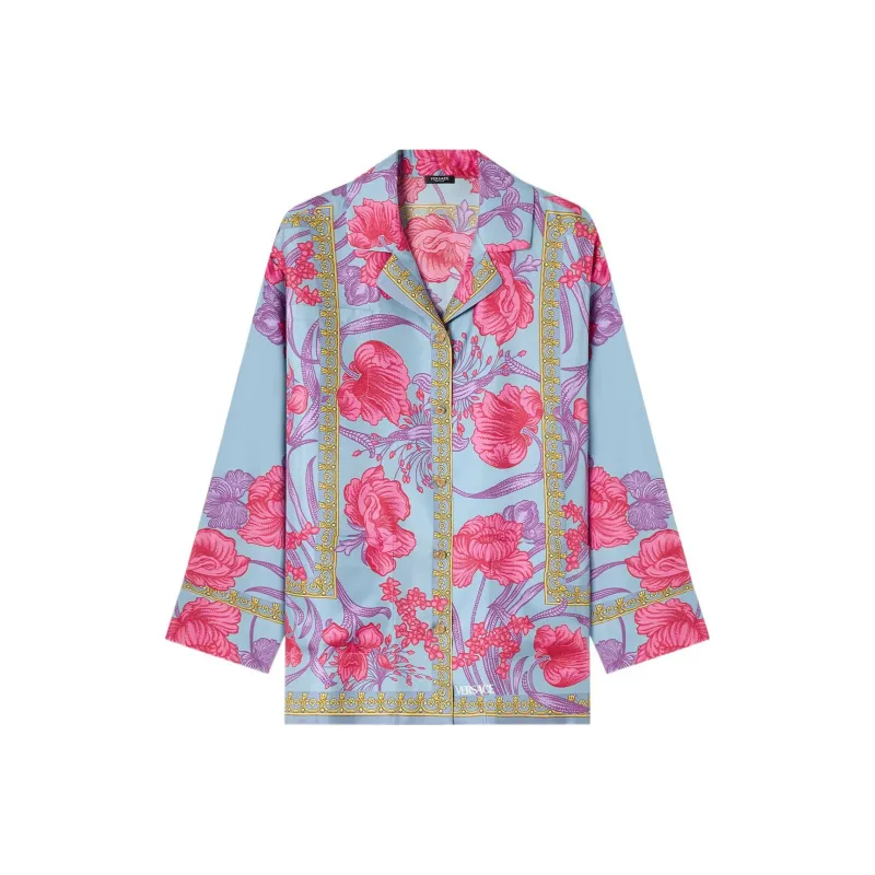 VERSACE Shirts Women's Blue-0