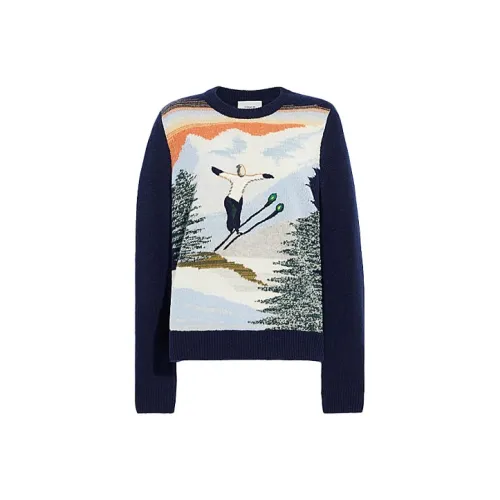 COACH FW21 Sweater Women's Marine Blue