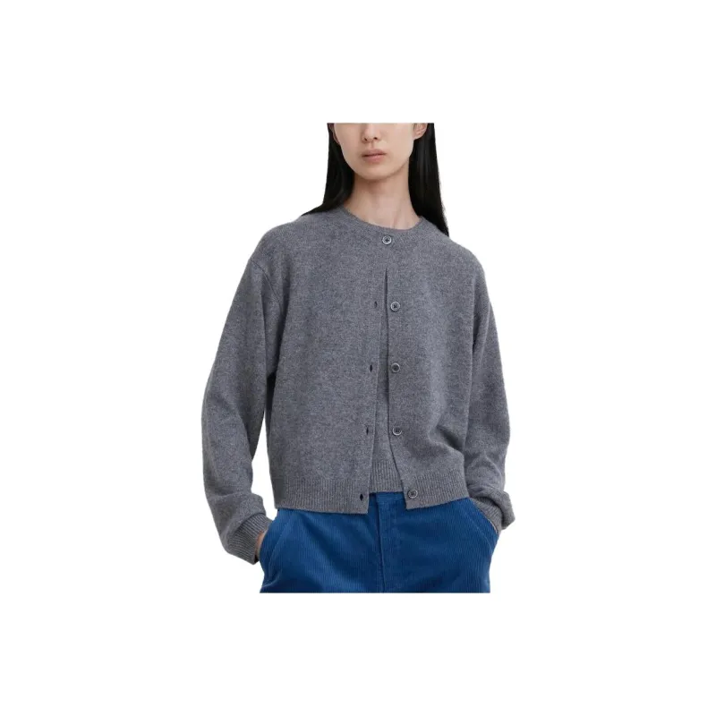 UNIQLO X Clare Waight Keller Co-branded Collection Sweaters Women's Lead Gray-0