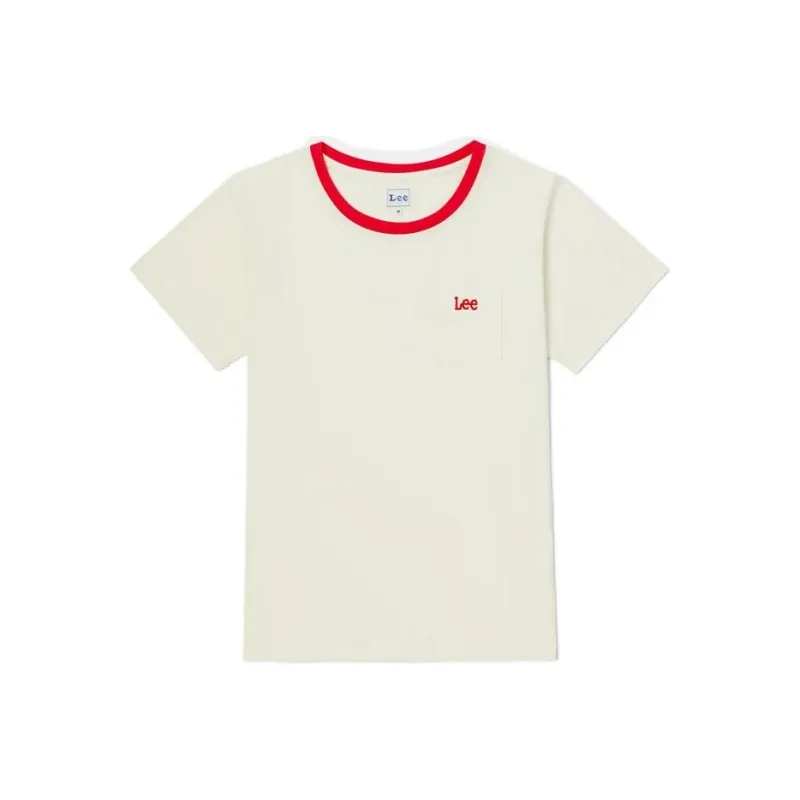 Lee T Shirts Women's Ecru-0
