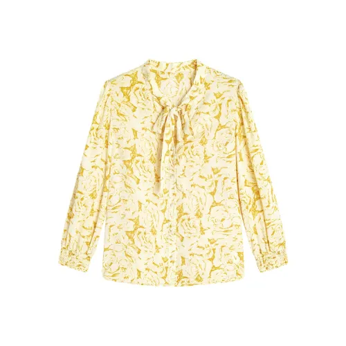 Famanxuan Shirt Women's Bern Morning Light Yellow