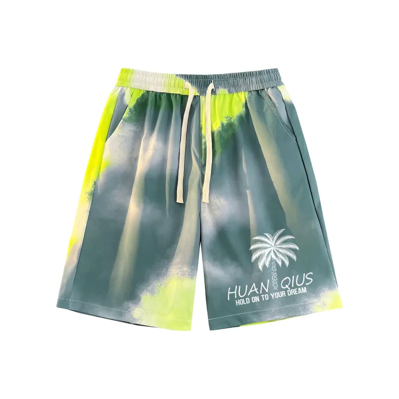 HUANQIU Casual Shorts Unisex-14
