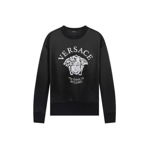 VERSACE Medusa Emboidered Sweatshirt 'Black'