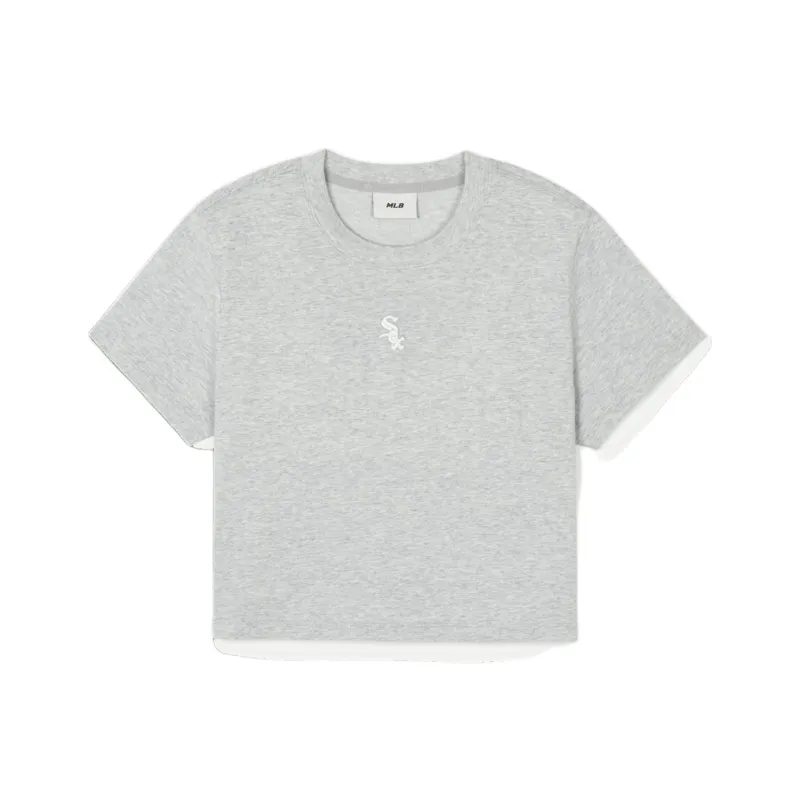 MLB New York Yankees T Shirts Women's Gray-0