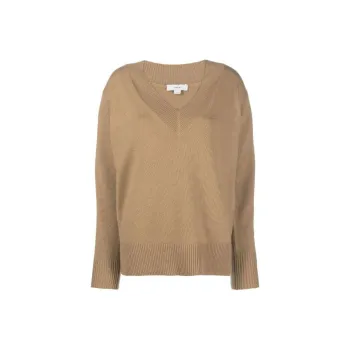 VINCE V neck Draped sleeve Jumper