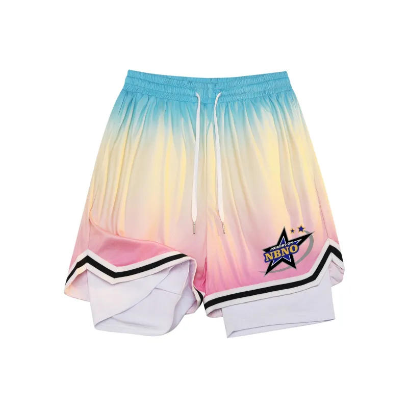 NBNO Basketball Shorts Unisex-4