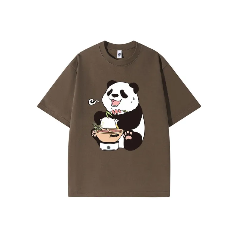 PANDA BASE T Shirts Women's-12